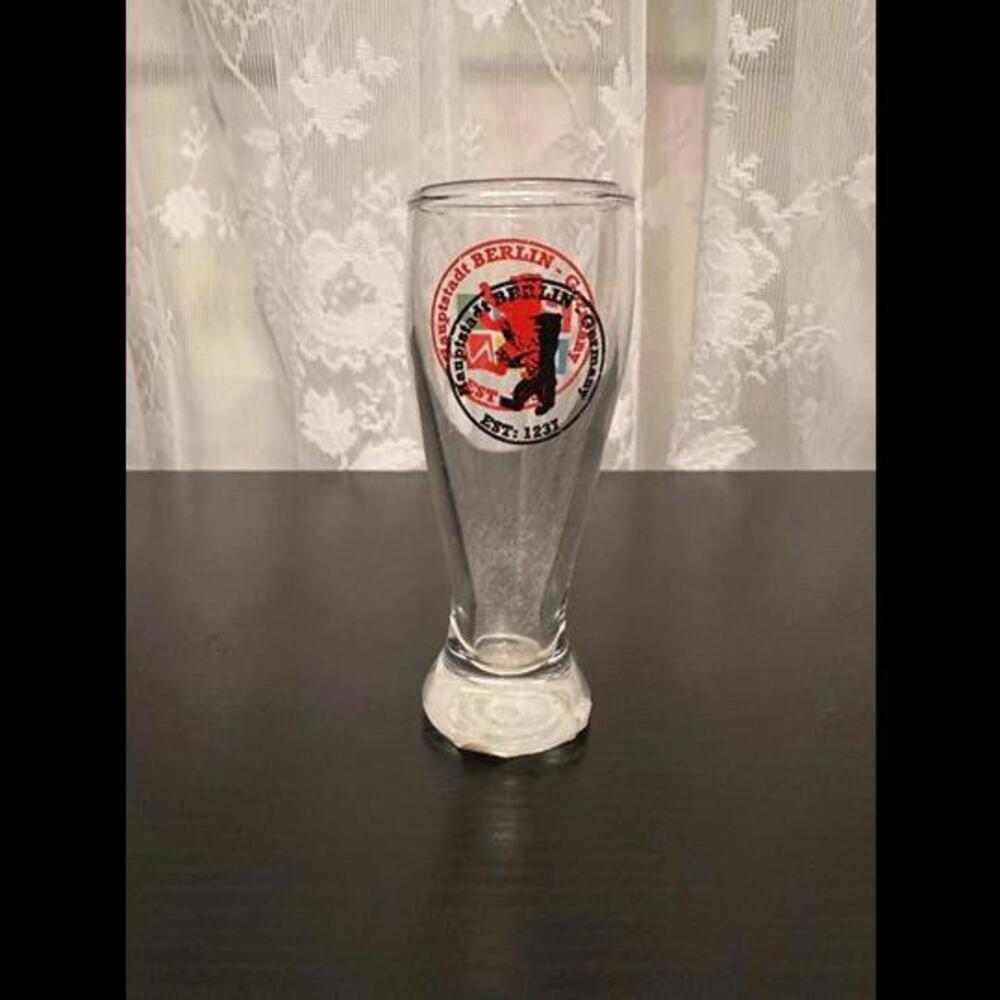 Vintage Berlin Germany Souvenir Shot Glass, Est. 1237 Collectible